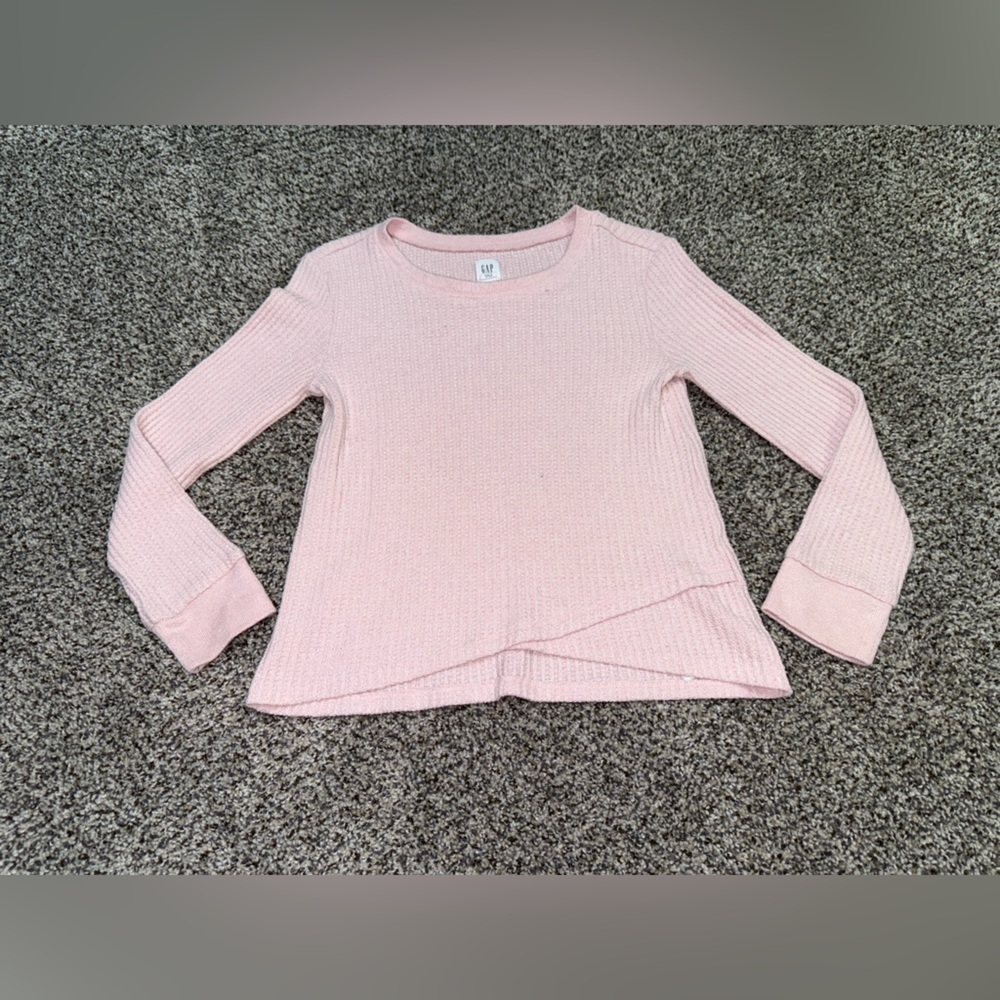 Gap pink long sleeve sweater